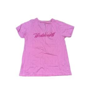 Cotton On Size XS Barbie Pink Casual Shirt Top Wednesday Women's Tee 100% cotton